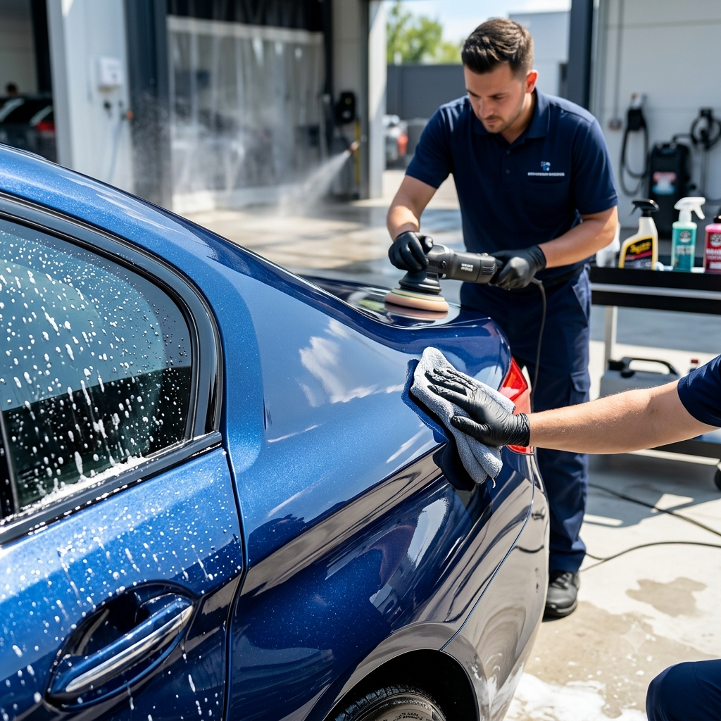 Car wash and polishing